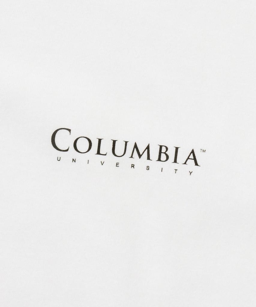 COLUMBIA UNIVERSITY Cu Signiture Small Logo T-Shirts White