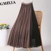 GMXIA 28 Colors Women's Fashion Casual Summer Spring Leisure Skirt