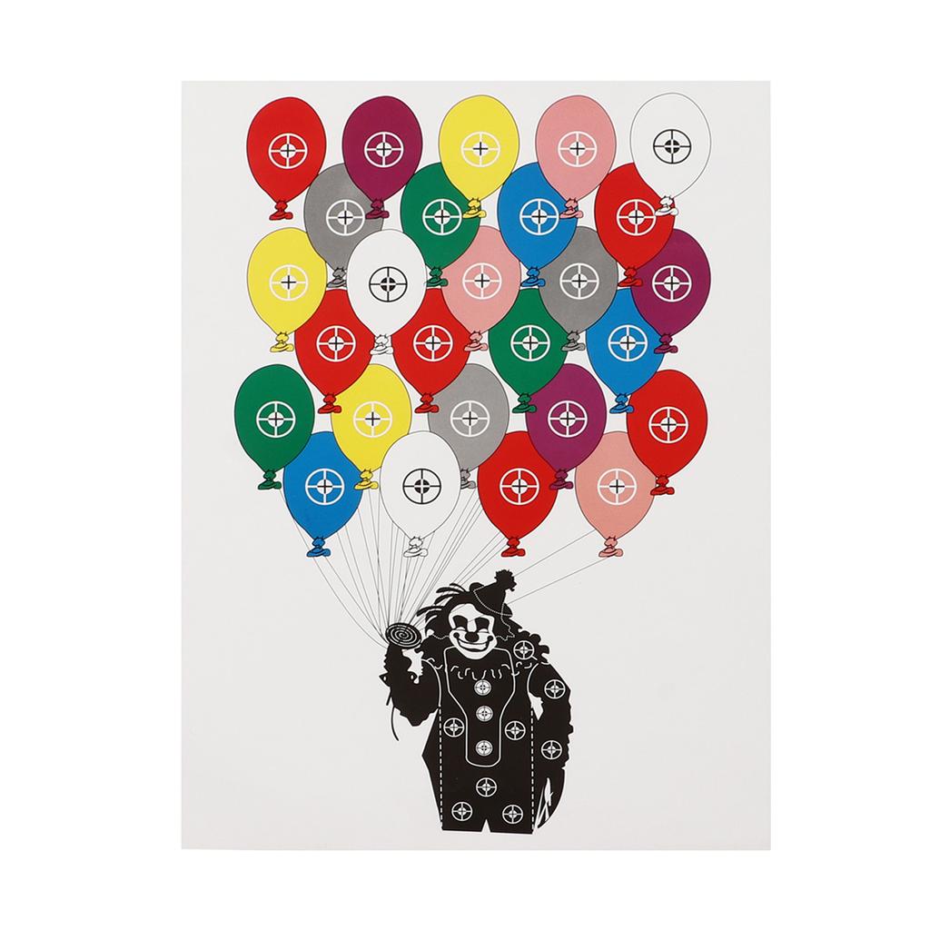 10Pcs Shooting Targets Paper Archery Paper Targets Bow Arrow Hunting Shoot Accessories 45x32cm Clown Balloon