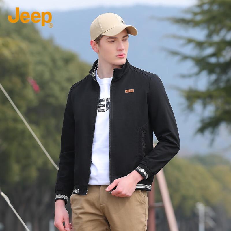 Jeep Men's Casual Stand Collar Work Jacket