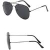 Elegant Metal Frame Pilot Sun Glasses Shatterproof PC Lens UV400 Sunproof Glasses For Women Men Driving And Cycling