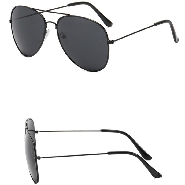 Elegant Metal Frame Pilot Sun Glasses Shatterproof PC Lens UV400 Sunproof Glasses For Women Men Driving And Cycling