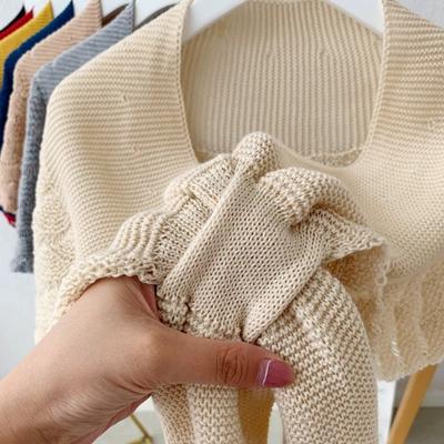 Windproof Scarf Warm Shawl Autumn Winter Knitted Fake Collar for T-shirt