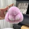 Cute Plush Bunny Keychain: Pretend Dead Rabbit Doll Pendant – Perfect Mini Gift for Students & Fans