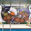 Pool-Schwimmring-Aufbewahrungstasche, strapazierfähig, große Kapazität für aufblasbare Flöße, Basketball, Zaun, Terrasse, Garage, Veranda, Fitnessstudio