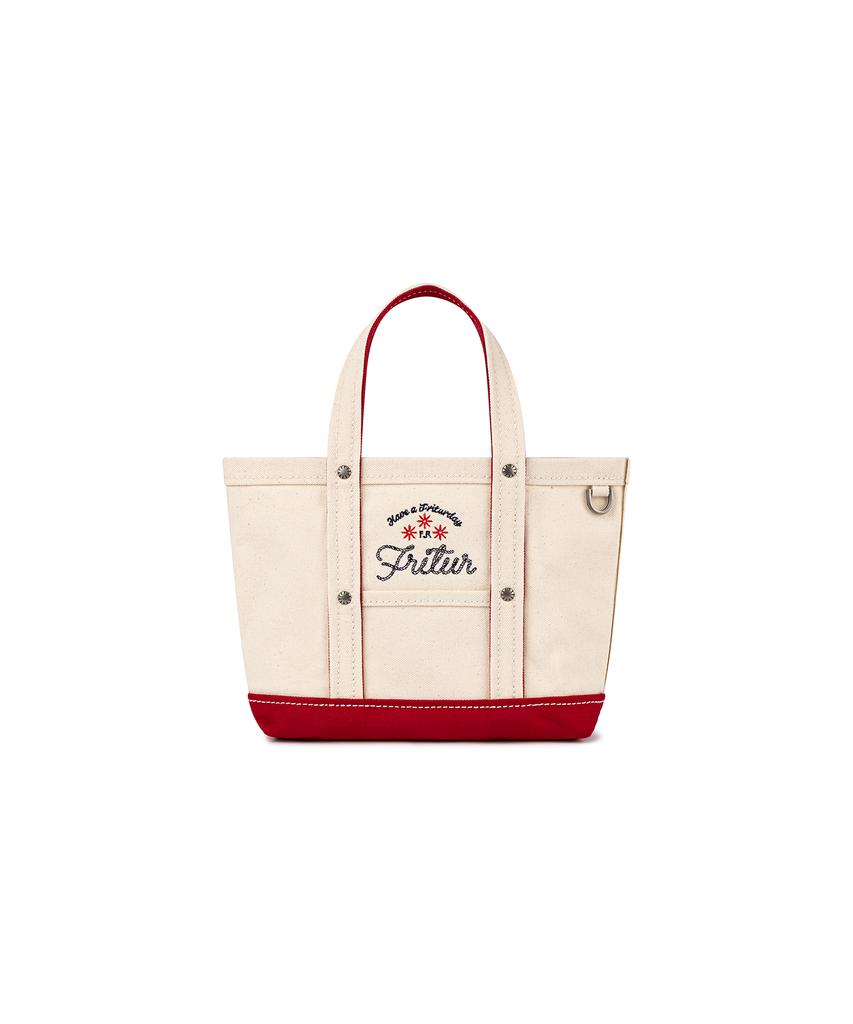 Fritur Color Block Canvas Bag 2Color_F252Bg01