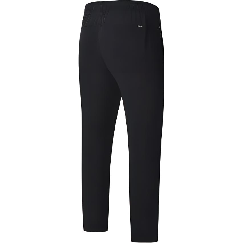 FILA Elastic Straight Leg Solid Color Knitted Sports Pants Men Bottoms Deep-Black A11M427809FBK
