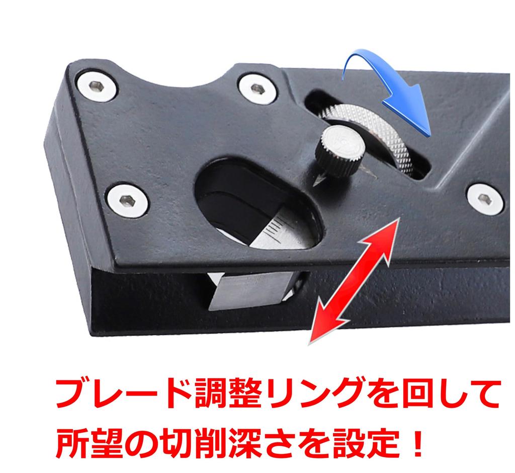 Chamfering Plane with Adjustable Instruction 7 Blade DIY Cutting Tool Set Height, Manual, Types, Flat, Round, Level, 45°, Woodworking, (Basic + Guide)