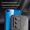 Shangsu Luxury Nubuck Leather Full Lens Protection Phone Case for Huawei P40 Series