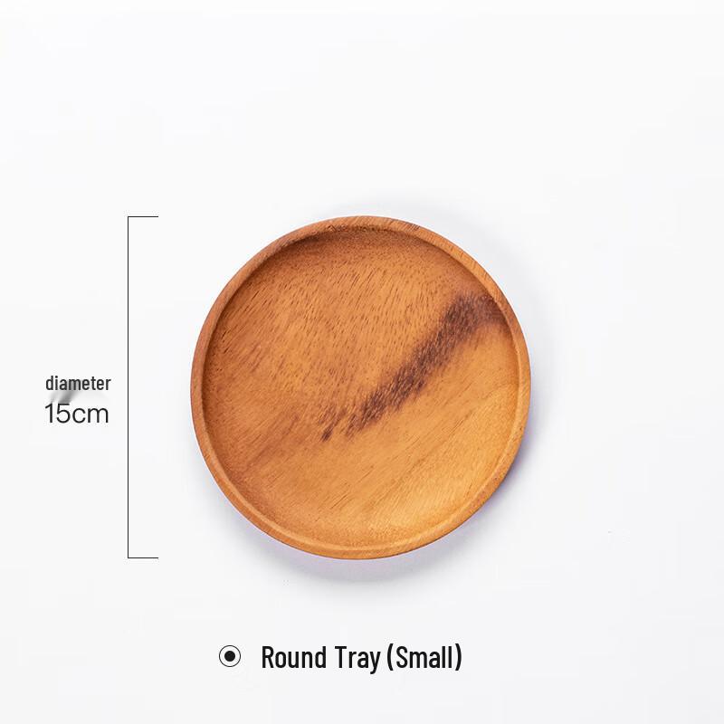 

Walnut Wood Round Dry Tea Tray