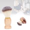 Men's Shaving Brush Soft Nylon Wool Solid Wood Handle Facial Beard Cleaning Grooming Shave Tool