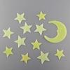 Cartoon Moon Star Noctilucent Glow In The Dark Plastic Wall Sticker Kid Decal
