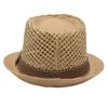 Spring And Summer Gentleman Straw Hat Breathable Cool Hat Short Brim Sun Hat Old-Fashioned Jazz Hat Men'S And Women'S Hollow Top Hat Purely Handmade