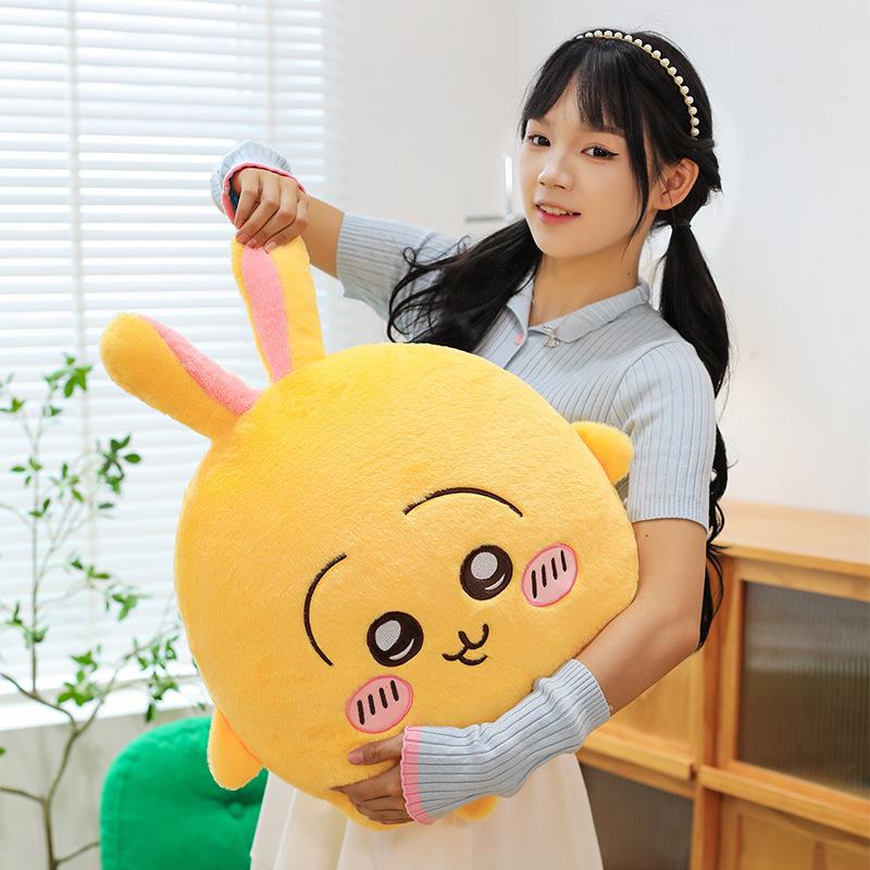 

Cute throw pillow Xiaohachi Usaki plush toy throw pillow sofa pillow super soft hand warmer plush doll 40cm【0.5kg】 жёлтый