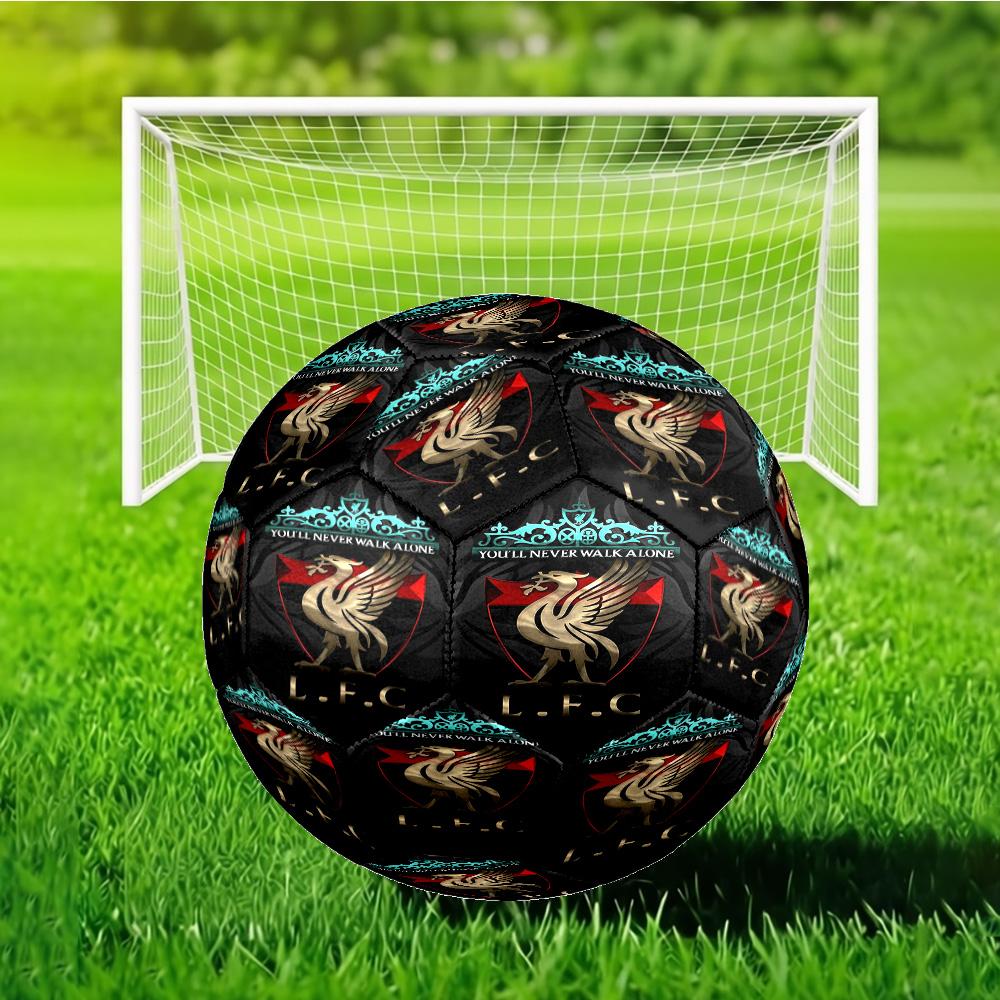 Liverpool Football Club  Size 5 Soccer Balls, Anti-Slip, Protective Football, Outdoor Sport, Practice Games, Birthdays Gift Suitable for fan