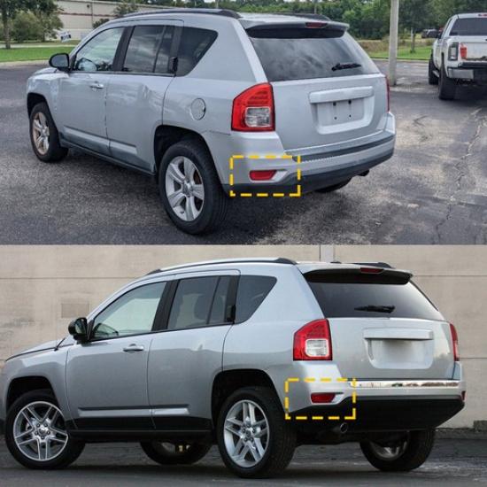 Rear Left Fog Bumper Reflector Light Cover For 2011-2015 Jeep Compass Limited