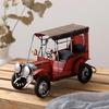 Car Ornaments, Vintage Car Ornament, Retro Iron Car Shape Home Living Room Office Desk Store Decoration Craft Christmas Ornaments with Texture for