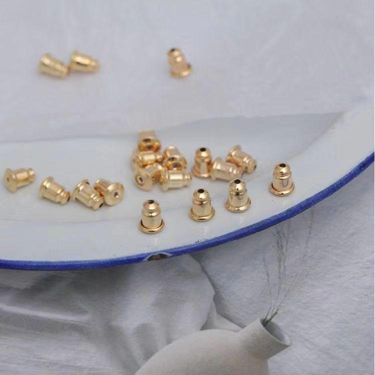 Clous d'oreilles et bouchons arrière en silicone transparent - Ensemble d'accessoires DIY