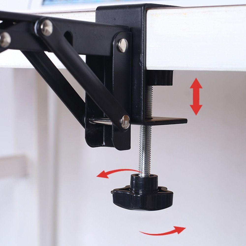 2PCS L-shaped Foldable Desktop Shelf Bracket Heavy-duty Folding Shelves Work Bench
