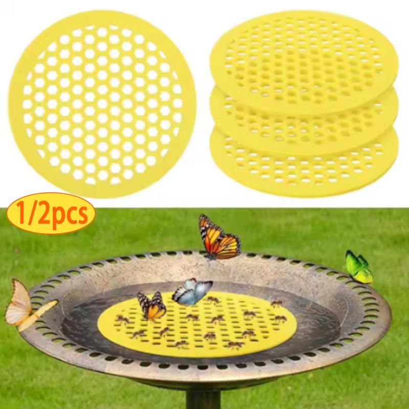 Floating Bee Island Bee Waterer rounded Bee Insect Drinking Tray Beekeeping Setups Luring Insects Waterer Bee Bath Catcher Tray