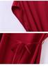 Elegant 2026 Mulberry Silk A-line Midi Dress - Fashionable Round Neck Design