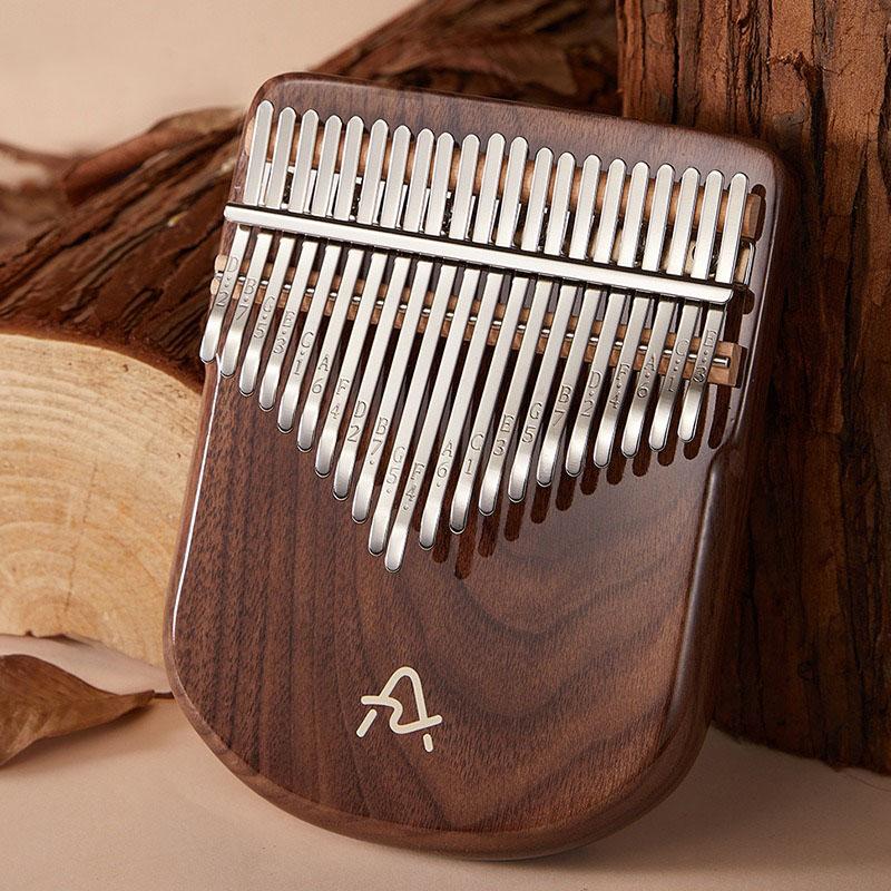 Kalimbas 21 Keys Black Walnut Kalimba Miniature Musical Keyboard Beginner Sound Healing Professional Synthesizer Music Instrument Thumbs Piano