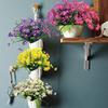Artificial Flowers Outdoor for Decoration UV Resistant Plastic Fake Plants Garden Porch Window Kitchen Office Table Decoration