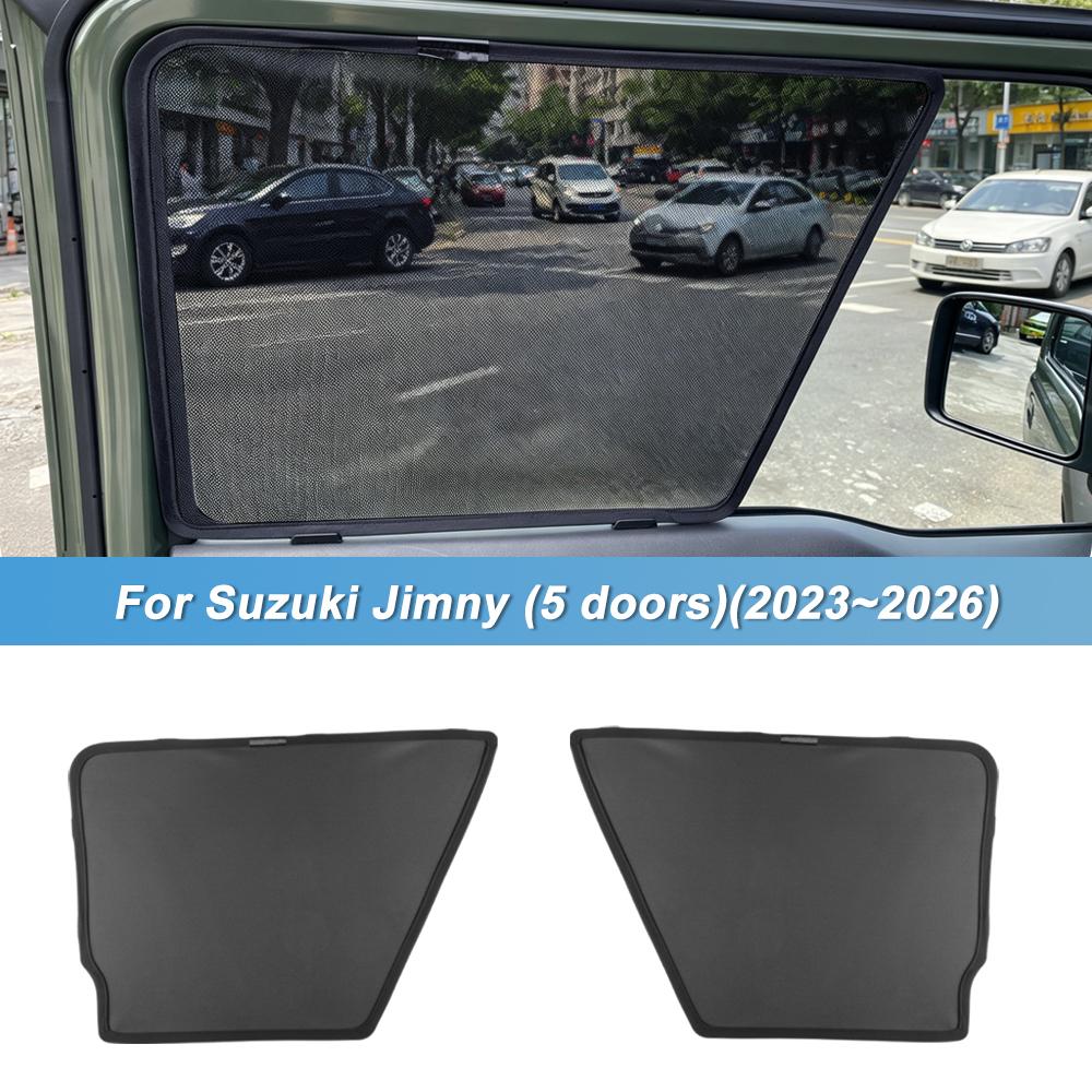 Tendalino Parasole in Rete Magnetica per Finestrino Auto per Suzuki Jimny JB64 JB74 JC74 2019-2024 2025 2026 3/5 Porte Finestrino Anteriore Posteriore Laterale Posteriore
