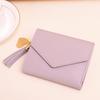 Korean Style Cute Tassel Card Holder - 2025 Women's Short Coin Purse Wallet