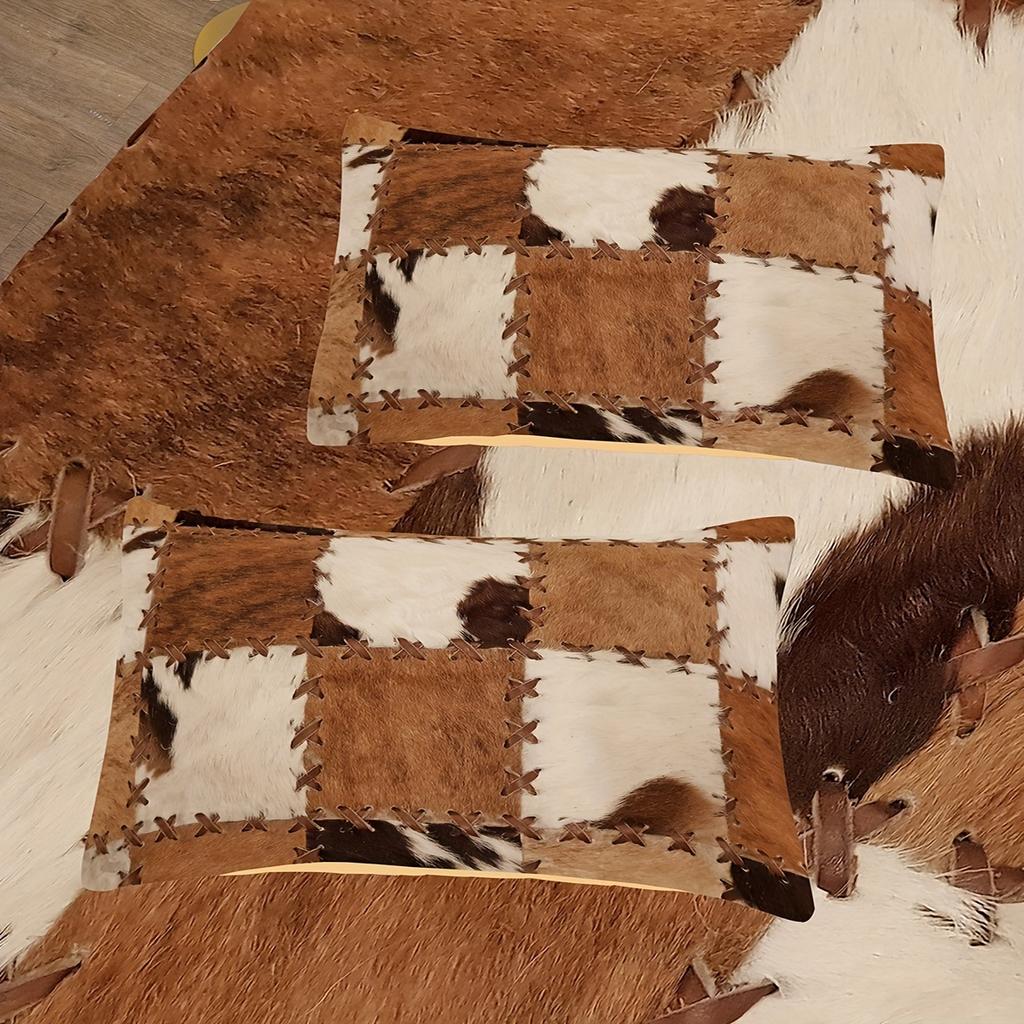 2/3pcs Animal Cowhide Soft durable Quality Duvet Cover Set - Soft plus Comfortable Beding for Bedrom plus Guest Rom - White Black Brown Cow Print