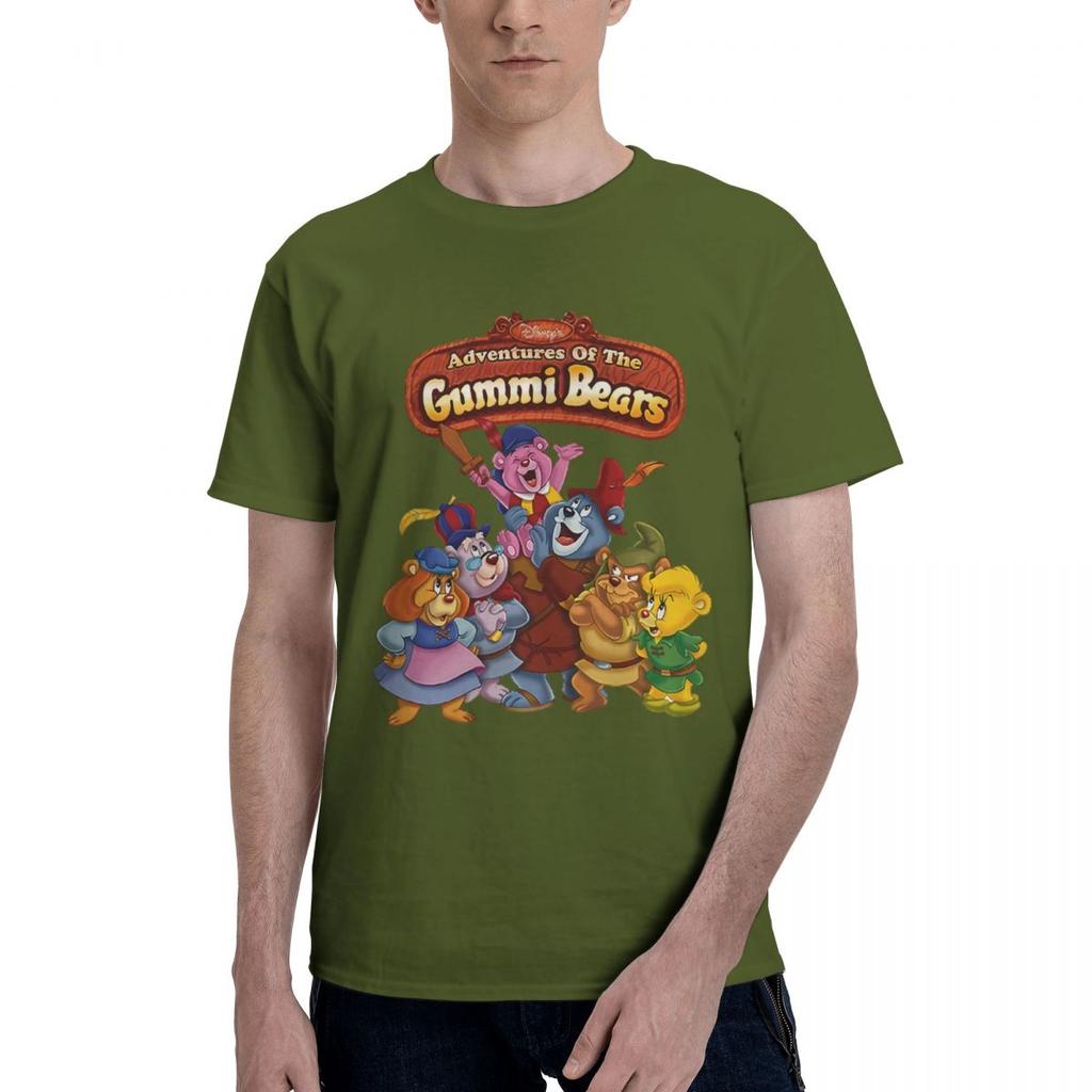 Gummi Cartoon 100 Cotton Casual Breathable Confortable Man Mens Clothing Brands Funny Shirt