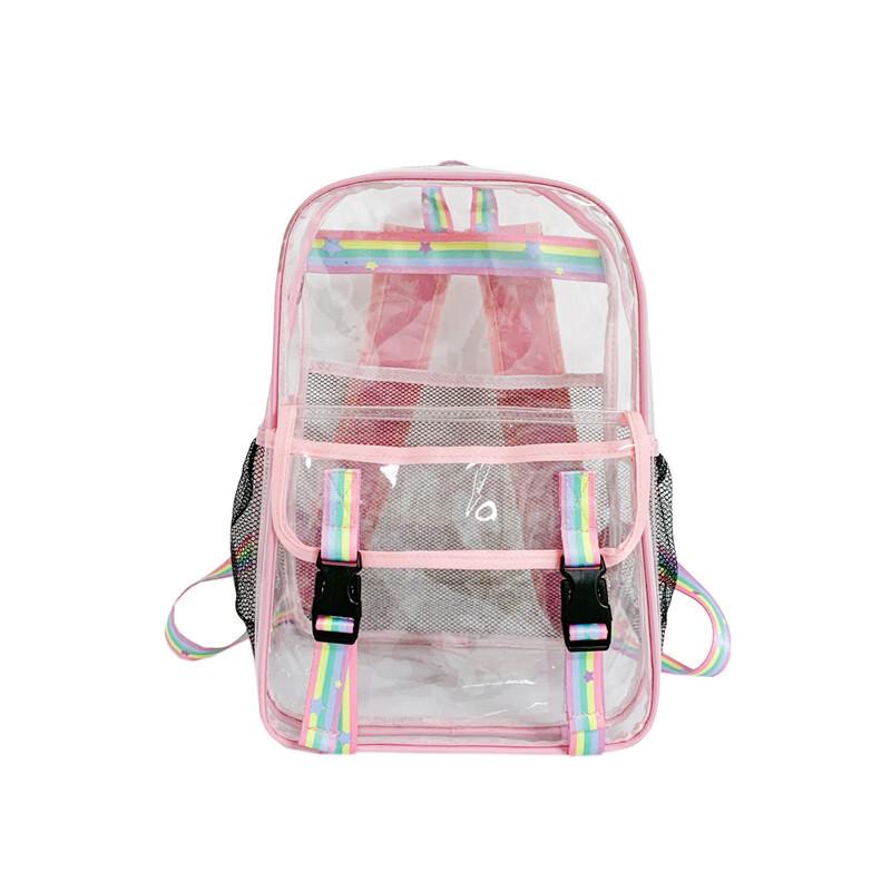 Fashion Transparent Itabag Backpack розовый