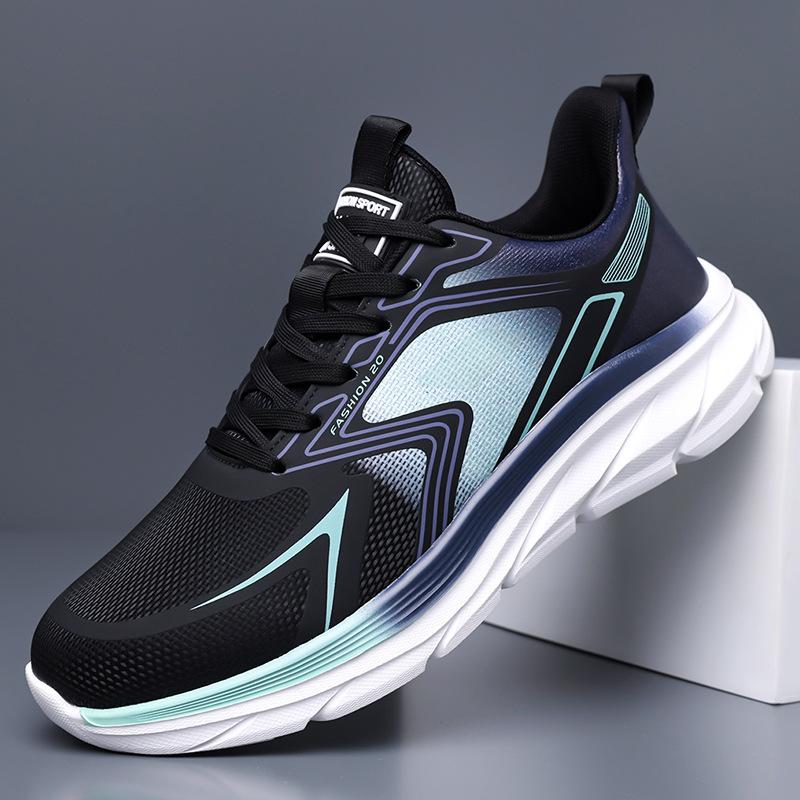 Low-top soft-soled real shock-absorbing rebound sneakers, light and comfortable outdoor running shoes