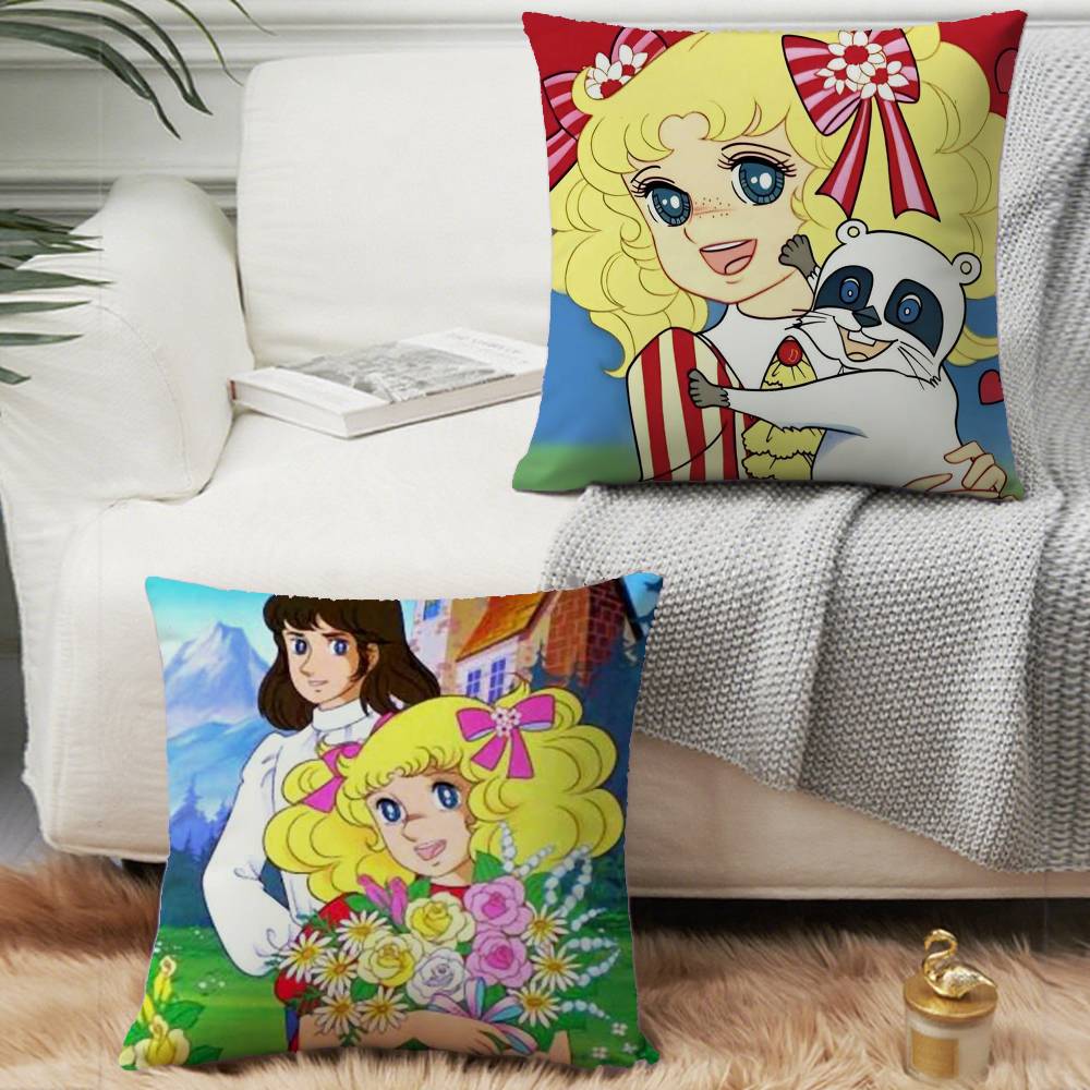 C-Candy Candy Anime Pillow Case Home Decor Throw For Sofa Bed Car Room Decor Gift Idea