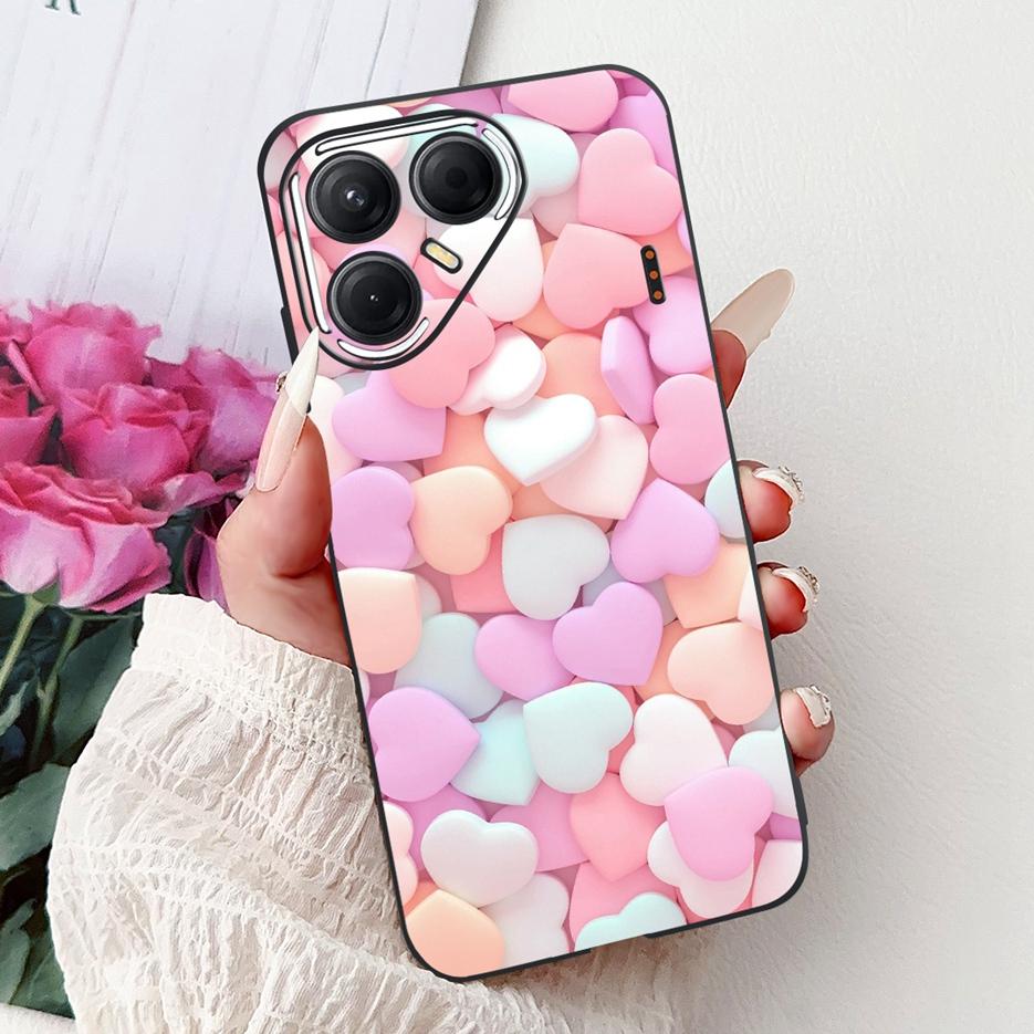 For Tecno Pova 7 Pro 5G Case LJ8 Luxury Fashion Painted Cover Soft Silicone Phone Case For Tecno Pova 7 Ultra Pova7 5G LJ7 Shell