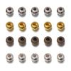 20-500Pcs Stainless Steel Positioning Bead Crimp End Spacer Beads for Jewelry Making DIY Bracelet Necklace Accessories Supplies