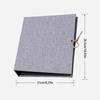 SelfAdhesive Large DIY Photo Book with Linen Cover 30 Page for Weddings Birthdays and Travel Journals