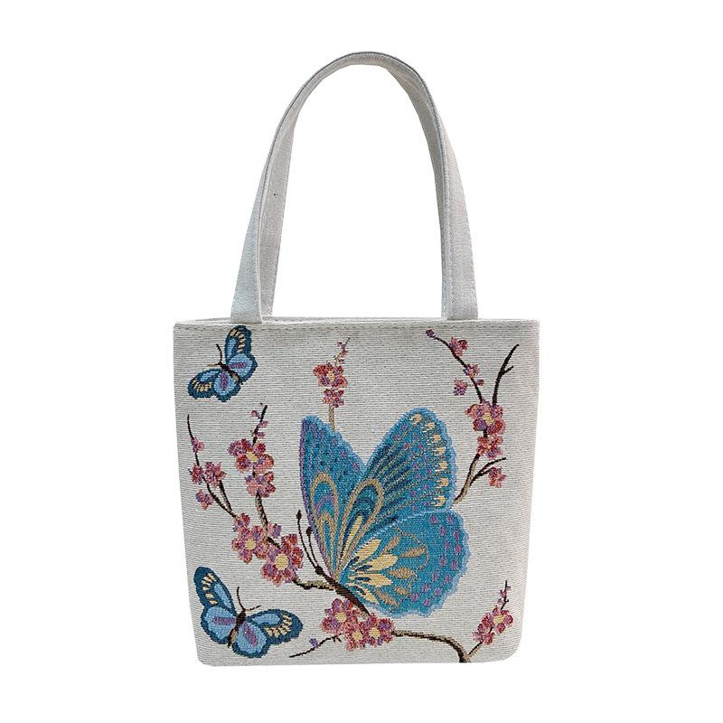 Baby Elephant Double-sided Embroidered Portable Small Bag Women's New Carry-on Handbag Change Mobile Phone Bag