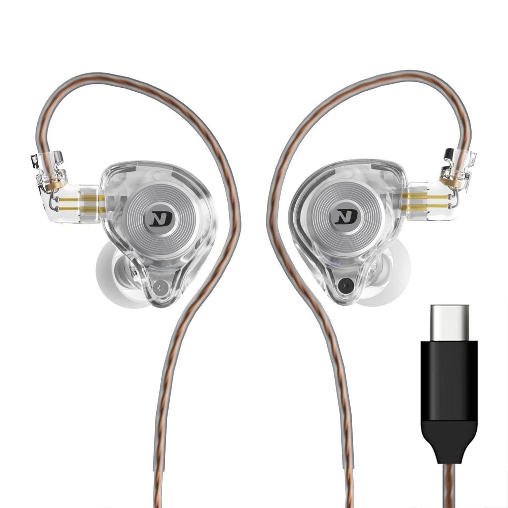 ND Leo 10mm Dynamic Driver In-Ear Gaming Earphones with FPS Sound Positioning & Lightweight Design