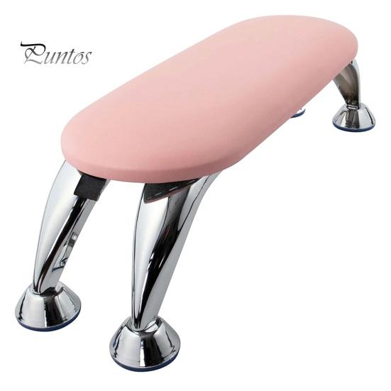 

Маникюрная подушка для рук Портативная складная противоскользящая устойчивая подушка для рук с 16 отверстиями для винтов для удобного дизайна ногтей розовый