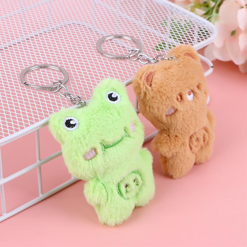 Pluszowa Maskotka Breloczek Kreatywny Kreskówka Kawaii Para Krągły Komfortowy Wisiorek Zabawka Uroczy Kostium Akcesoria do Kluczy Wisiorek do Torebki