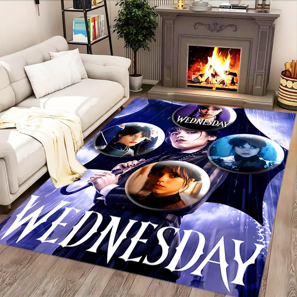 Dark Gothic Portrait rug for living rooms, bedrooms, home décor, and as gifts.