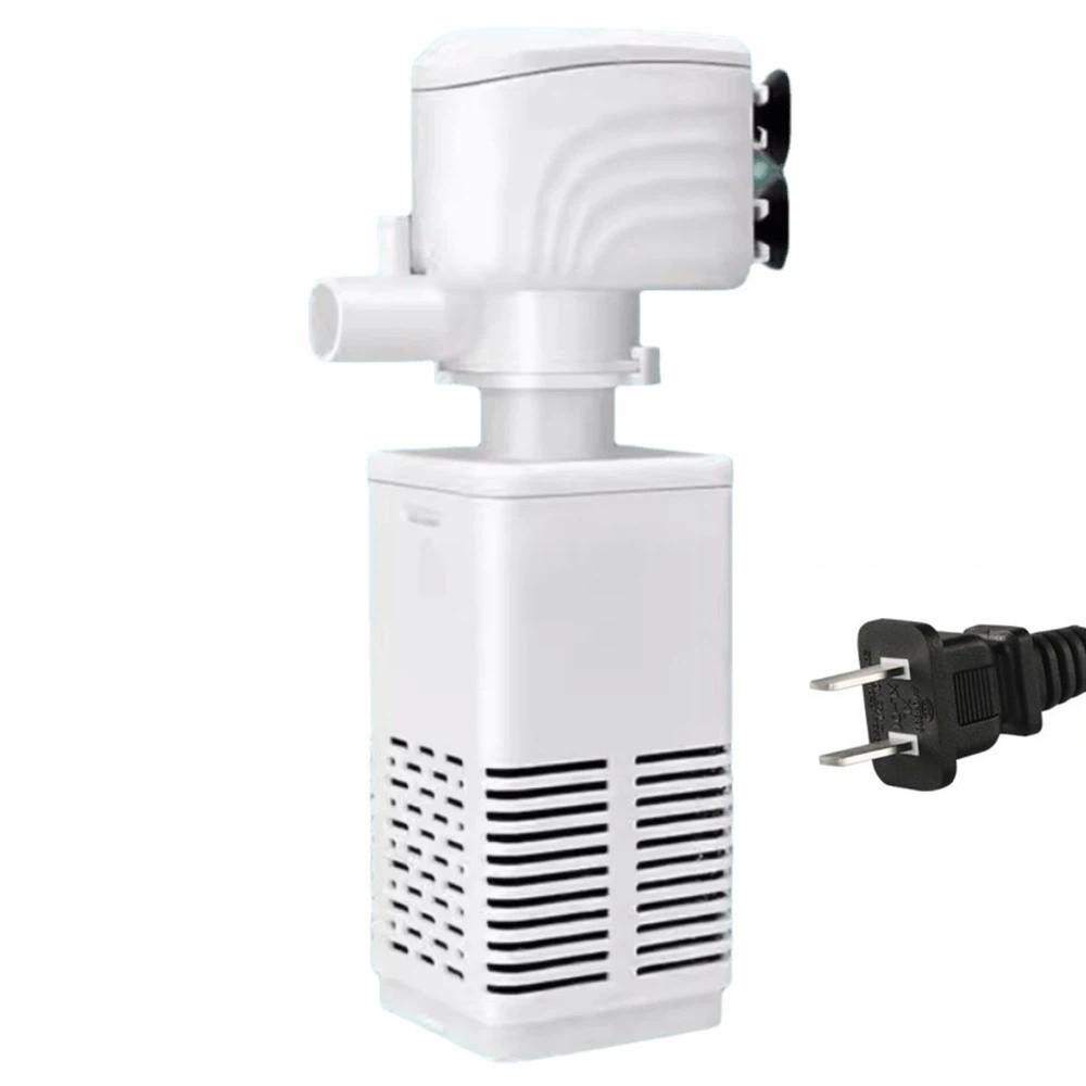 3 in 1 Aquarium Filter Pump Energy Efficient Silent Operation Submersible Filter Black Filter Cotton Plastic Water Filter Pump