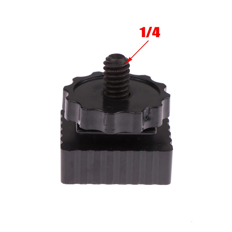 Speedight Flash Cold  Shoe Bracket Mount Adapter 1/4" Screw For Studio Speedight Tripod Flash  Shoe Mount Adapter