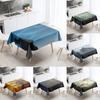 Natural Tree Tablecloth Horror  Anti-Stain Waterproof Rectangular  Kitchen Table Home Decor