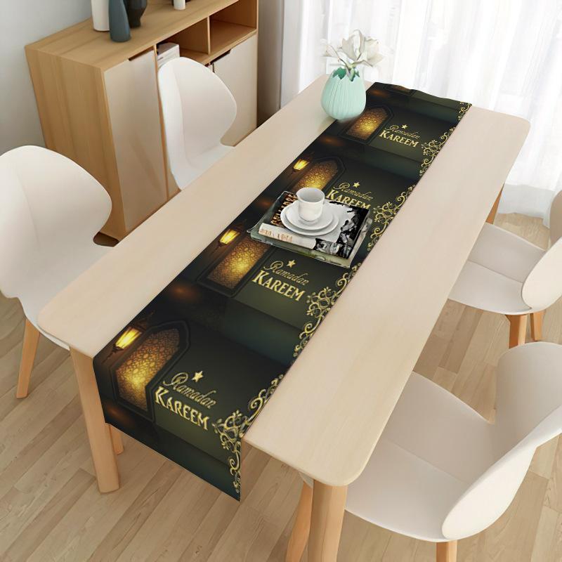 39 Style Eid Mubarak Tablecloth Ramadan Decoration For Home Islamic Muslim Party Supplies Eid Al Adha Ramadan Kareem Home Decoration