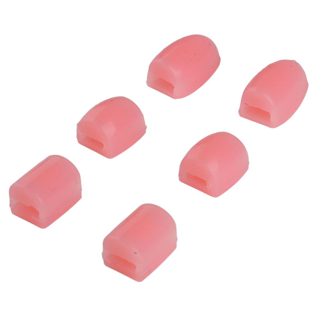 6Pcs Saxophone Key Risers Silicone Comfortable Cushioning Saxophone Finger Pad Sax Thumb Pad