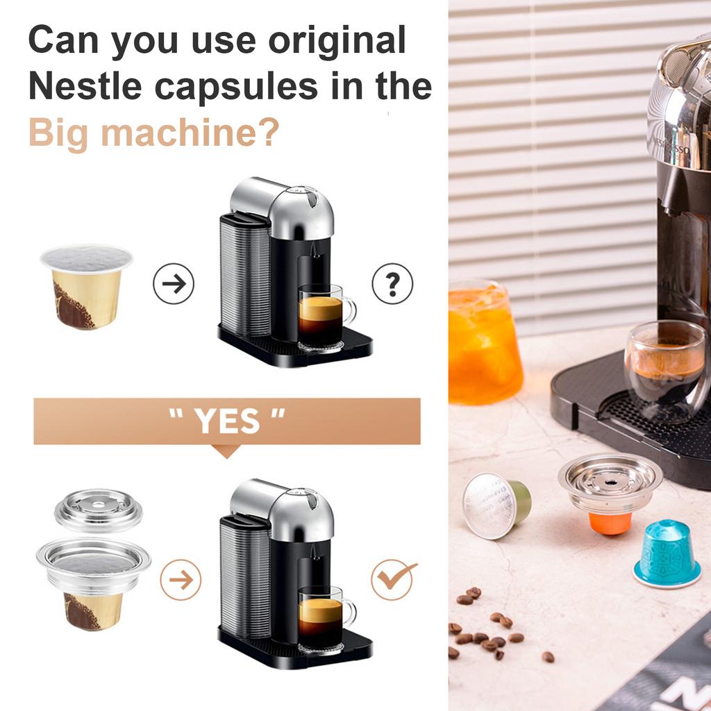 Innovative Coffee Tray Coffee Pods Converter Coffee Holder Coffee Converter Stainless Steel Texture for Coffee Pods