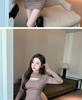 Plus Size Waist-Slimming Skirt Dress for Early Autumn - Chic Women's Fashion