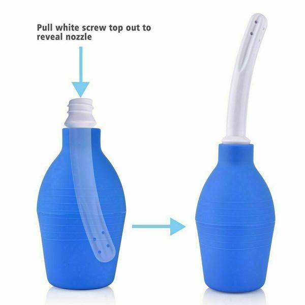 310ML tip bilă unisex dușă bulb anal vaginal irigare colonă Deluxe Rectal Cleaner